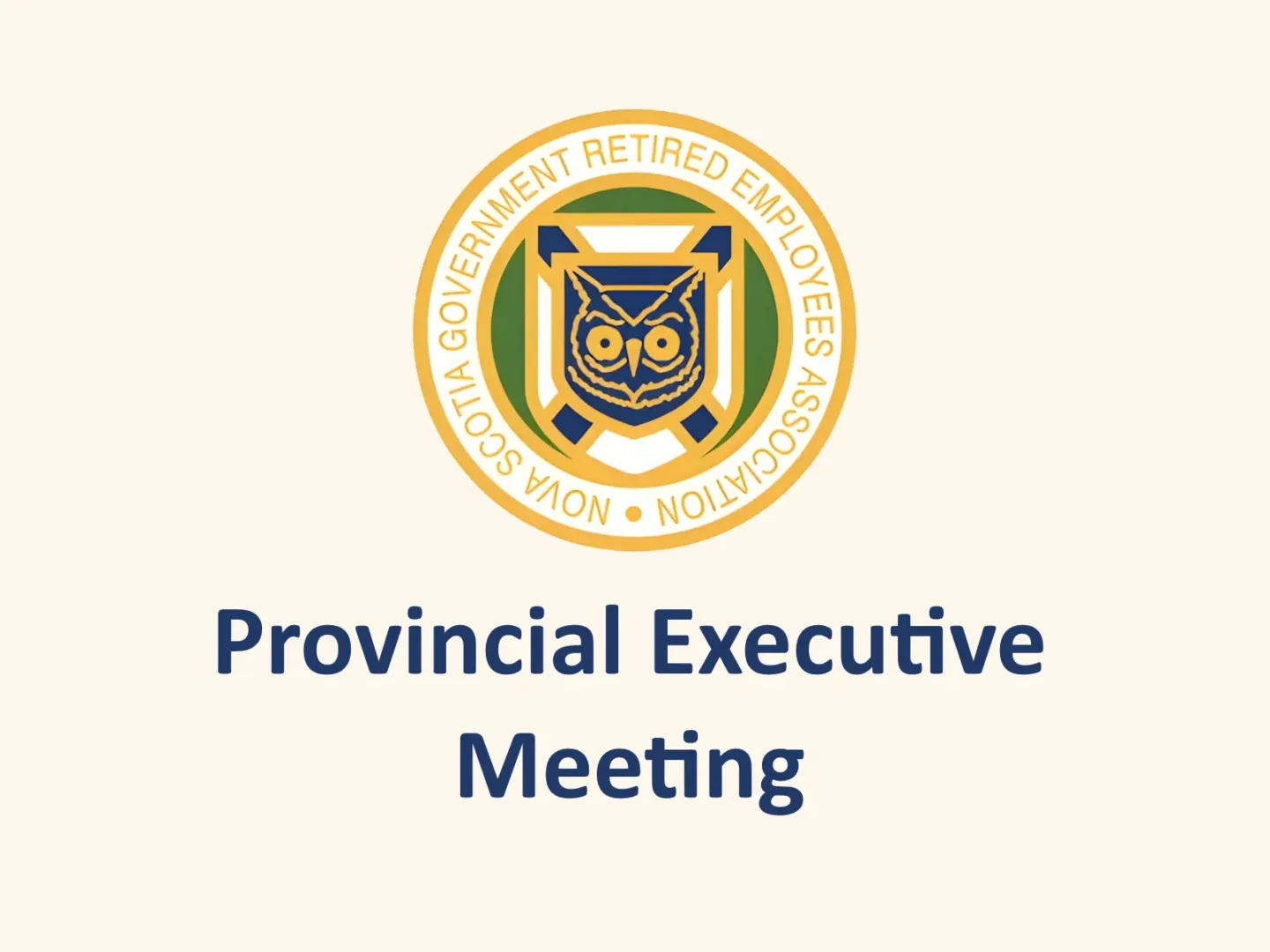 Provincial Executive Meeting
